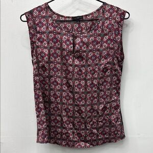 The Limited Pink Fitted Buttoned Blouse